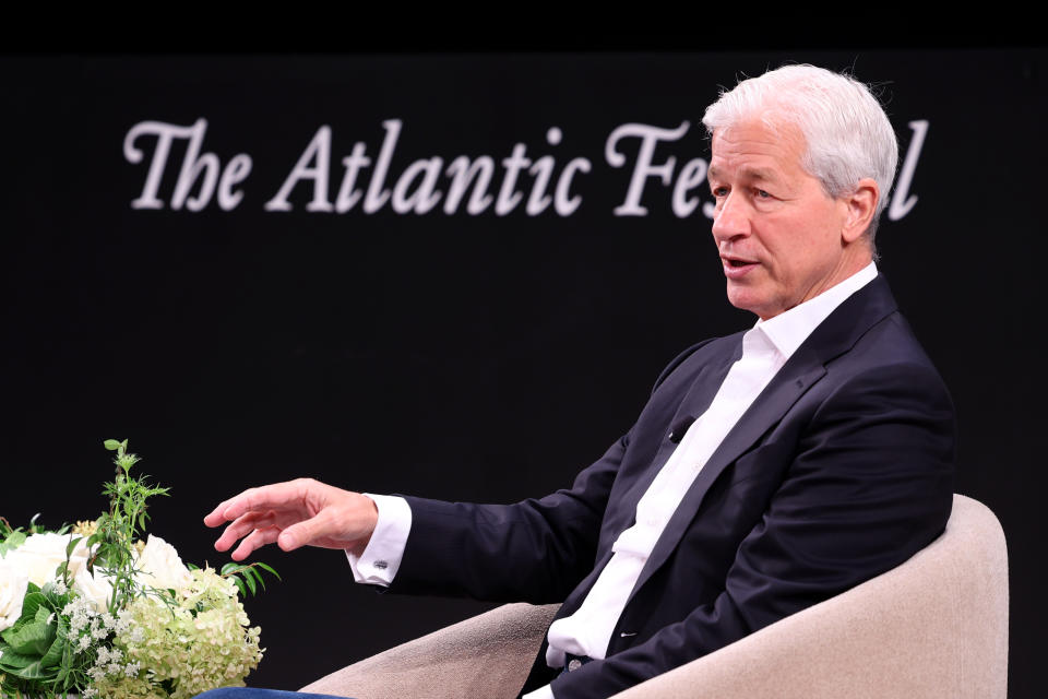 WASHINGTON, DC - SEPTEMBER 20: Jamie Dimon speaks on stage during the 